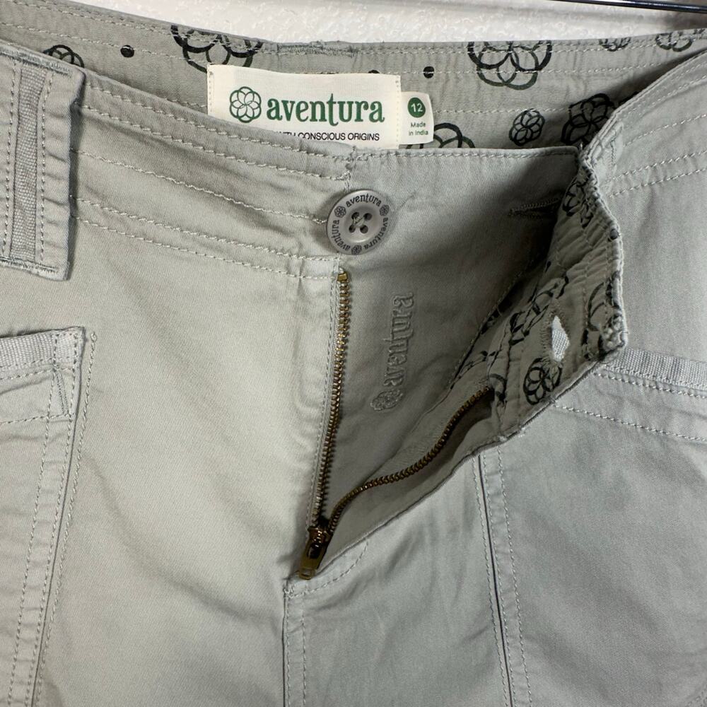 Casual Crop Utility Pants - Light Gray - Picture 6 of 13